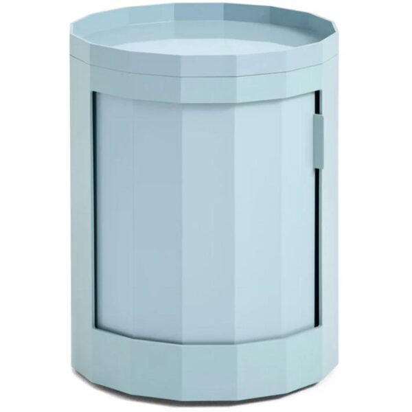 Facet Cabinet incluso piedi e ruote colore misty blue - HAY