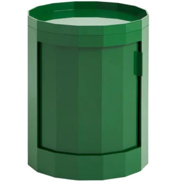 Facet Cabinet incluso piedi e ruote colore spinach green - HAY